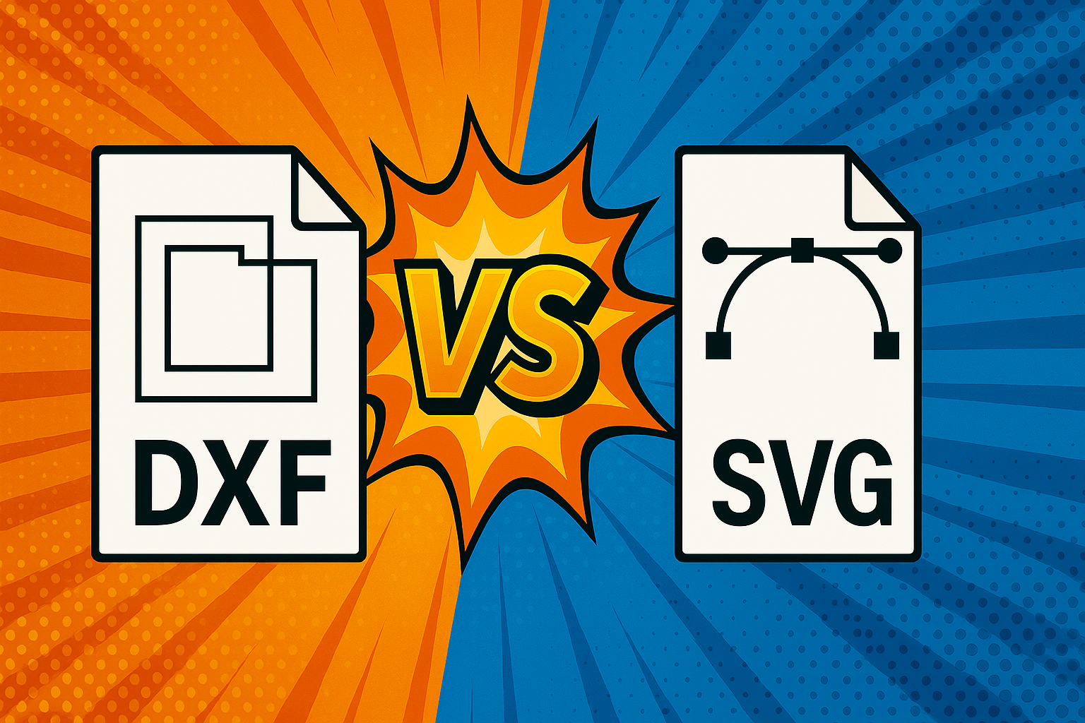 Arquivos DXF e SVG: Qual o melhor formato para corte a laser?